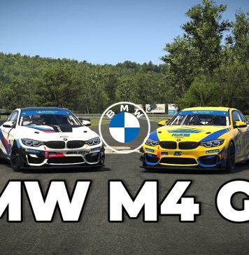 La BMW M4 GT4 d’iRacing en vidéo