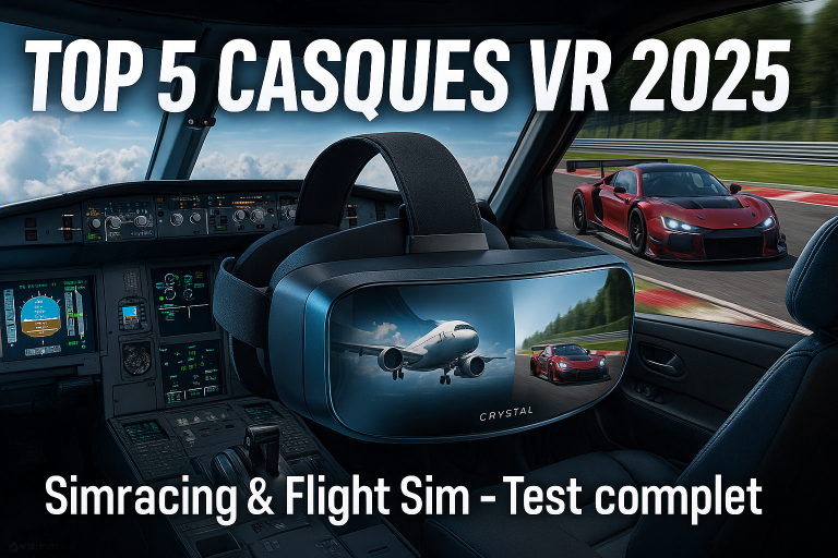 Top 5 des casques VR 2025 pour le simracing et le flight sim