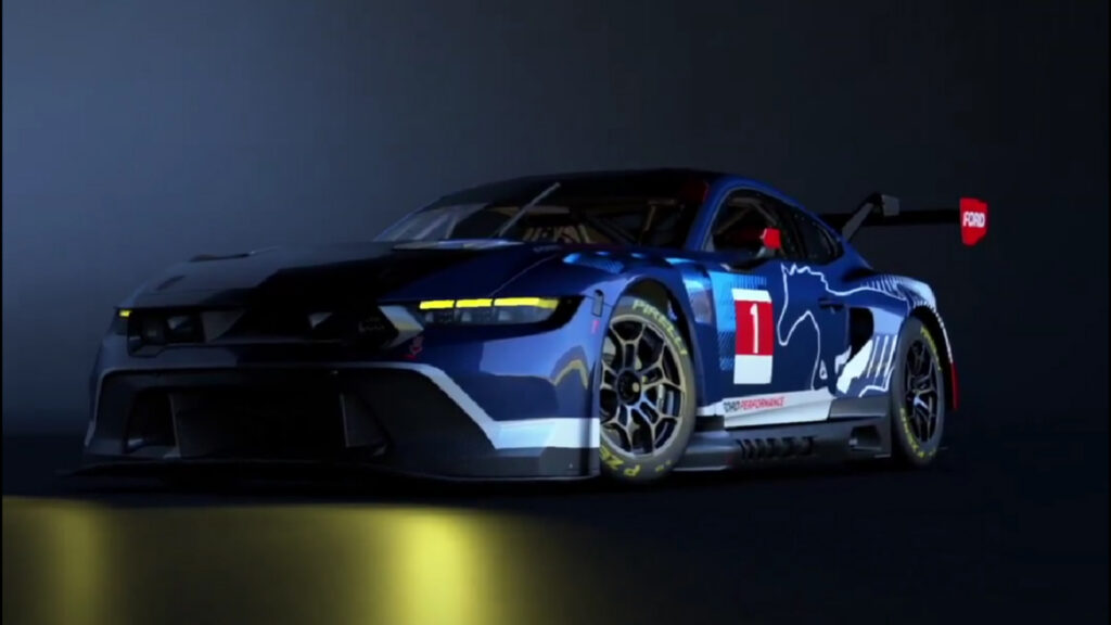 Ford Mustang GT3 dans Assetto Corsa Evo