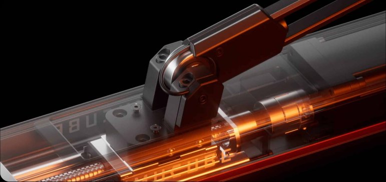 Simucube ActivePedal - mécanisme à vis interne