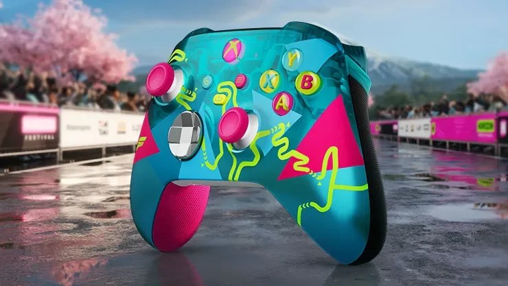 Manette Forza Horizon 6 édition limitée — détail