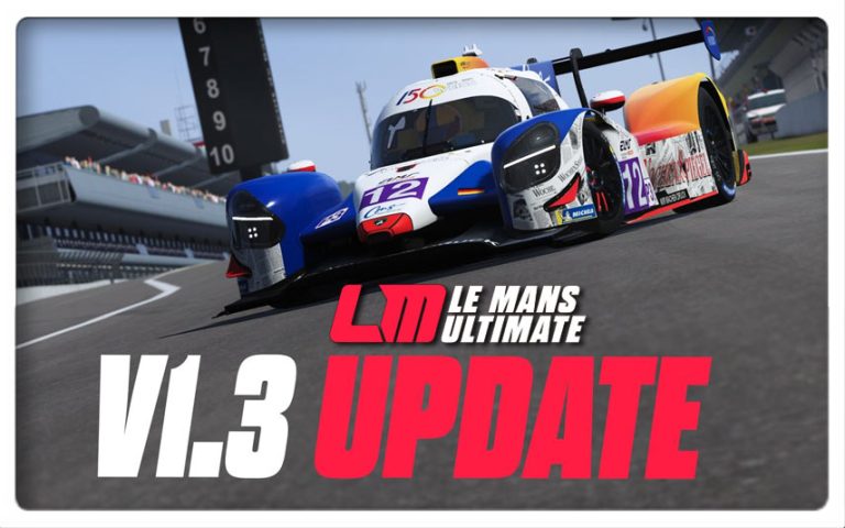 Le Mans Ultimate v1.3 : ELMS Pack 3, Genesis GMR-001 gratuite et mode carrière repoussé