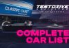 TDU Solar Crown — liste complète des voitures