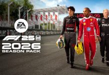 F1 25 : l’extension 2026 dévoilée, avec Audi, Cadillac et le circuit Madring Cover art de l'extension F1 25 Season Pack 2026 avec Madring en arriere-plan