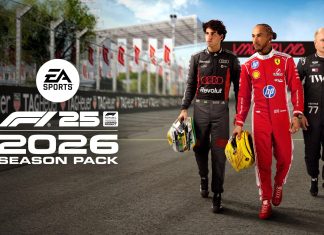 Cover art de l'extension F1 25 Season Pack 2026 avec Madring en arriere-plan