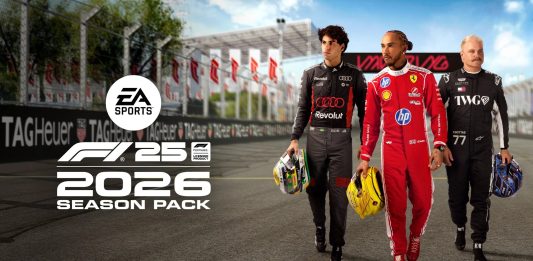 Cover art de l'extension F1 25 Season Pack 2026 avec Madring en arriere-plan